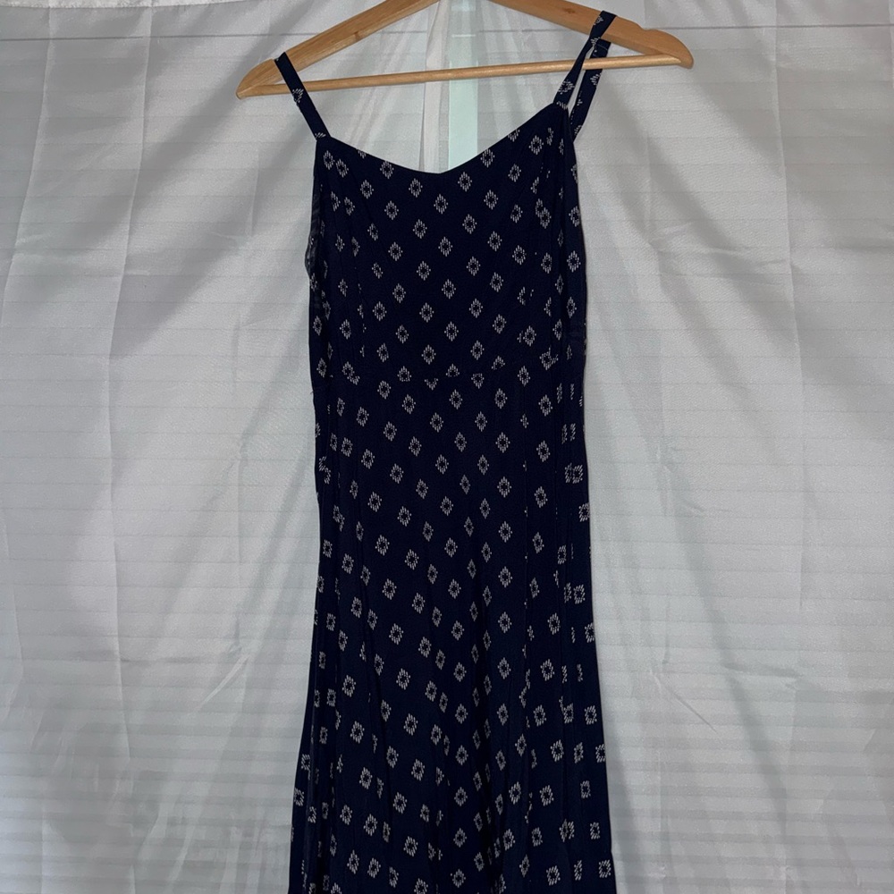 Old Navy Patterned Navy Dress